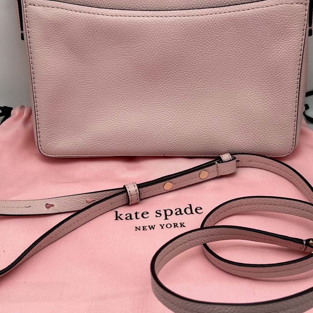 KATE SPADE New York Margaux Medium Pink Leather Convertible Crossbody Bag   NWOT - Picture 11 of 16